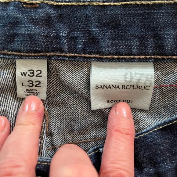 Banana republic boot cut jeans 32x32 - Picture 3 of 5